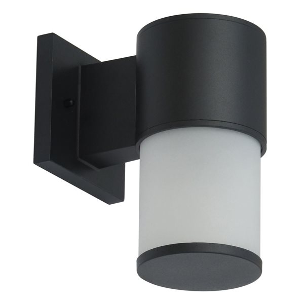 Applique d'extérieur câblée Gina 8,6 po H. noir mat de Whitfield Lighting