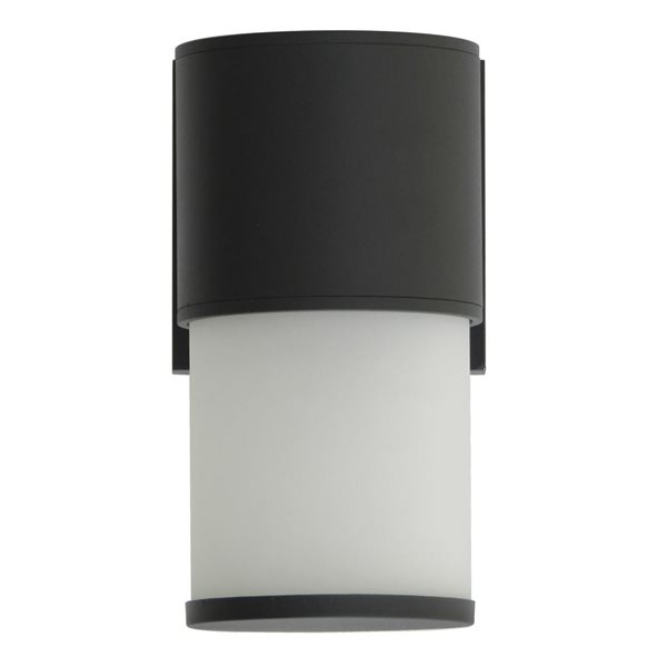 Whitfield Lighting Gina 8.6-In H Matte Black Hardwired Outdoor Wall Light