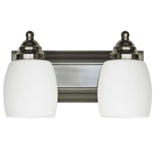 Whitfield Lighting Shantal 2-Light Steel Transitional Vanity Light