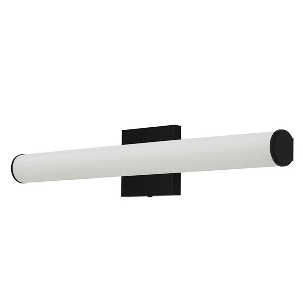 Whitfield Lighting Stein 24-In W 1-Light Black Modern/contemporary Vanity Light