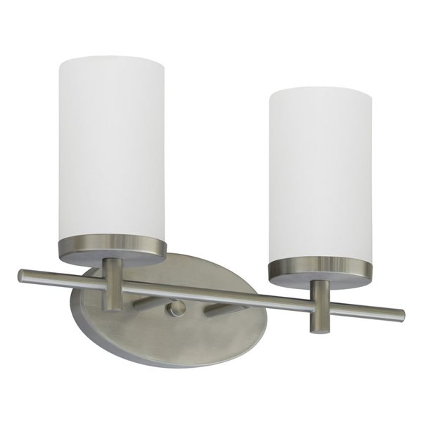 Whitfield Lighting 2-Light Steel Modern/contemporary Vanity Light