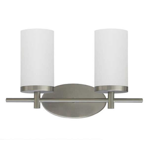 Whitfield Lighting 2-Light Steel Modern/contemporary Vanity Light