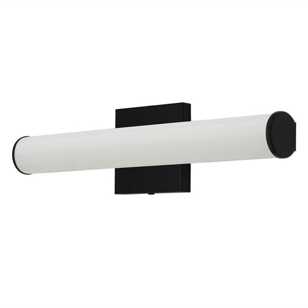 Whitfield Lighting Stein 1-Light Black Modern/contemporary Vanity Light