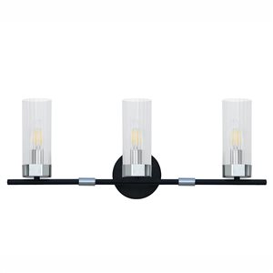 Whitfield Lighting Tess 3-Light Chrome Modern/contemporary Vanity Light