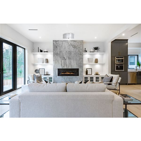 Whitfield Lighting Dana 5-In Chrome Contemporary LED Flush Mount Light