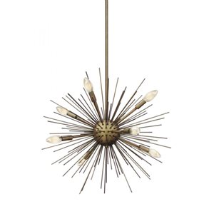 Whitfield Lighting Jennifer 8-light Natural Gold Modern Chandelier