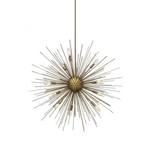 Whitfield Lighting Jennifer 10-light Natural Gold Modern Chandelier