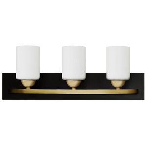 Whitfield Lighting Damara 3-Light Multiple Colors Transitional Vanity Light