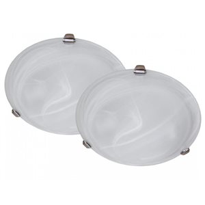 Whitfield Lighting 6-pack 4-In Stainless Steel Contemporary/Modern LED Flush Mount Light