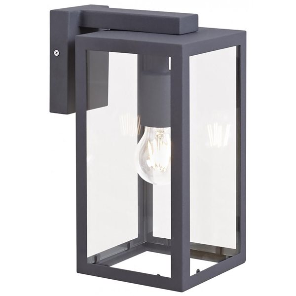 Whitfield Lighting Fia 11.4-In H Matte Black Hardwired Outdoor Wall Light