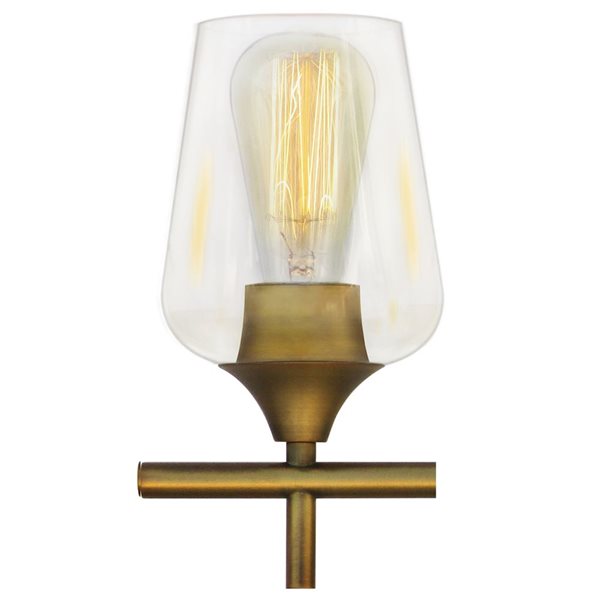 Whitfield Lighting Fauna 2-Light Gold Transitional Vanity Light