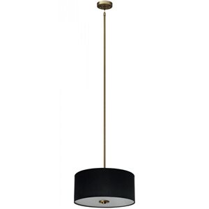 Whitfield Lighting Modena 3-Light Natural Gold Transitional Chandelier