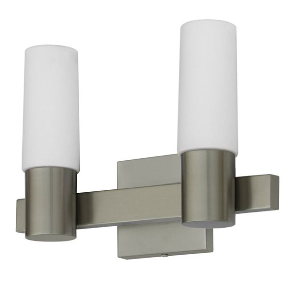 Whitfield Lighting Gwenith 2-Light Steel Transitional Vanity Light