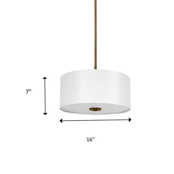 Whitfield Lighting Modena 3-Light Natural Gold Transitional Chandelier