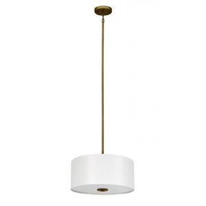 Whitfield Lighting Modena 3-Light Natural Gold Transitional Chandelier