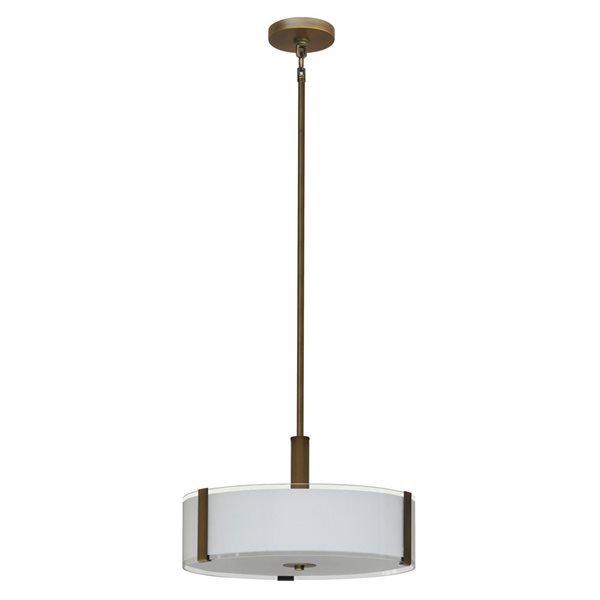 Whitfield Lighting Catherine 3-Light Natural Gold Modern/Contemporary Chandelier