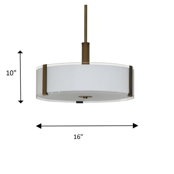 Whitfield Lighting Catherine 3-Light Natural Gold Modern/Contemporary Chandelier