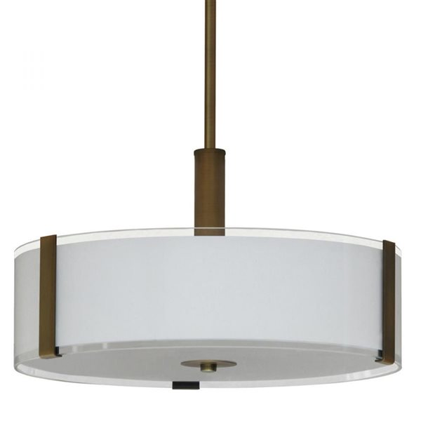 Whitfield Lighting Catherine 3-Light Natural Gold Modern/Contemporary Chandelier