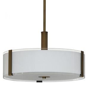 Whitfield Lighting Catherine 3-Light Natural Gold Modern/Contemporary Chandelier