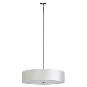 Lustre contemporain chromé Modena à 5 lumières Whitfield Lighting