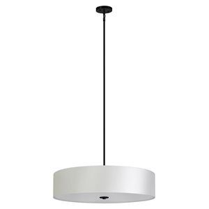 Lustre contemporain noir Modena à 5 lumières Whitfield Lighting