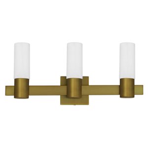 Whitfield Lighting Gwenith 3-Light Gold Transitional Vanity Light