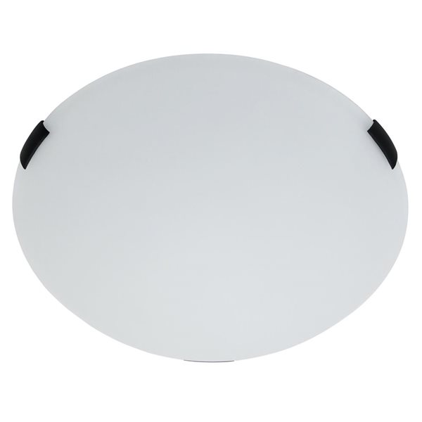 Whitfield Lighting 6-Pack Charlie 5-in Black Contemporary/Modern LED Flush Mount Light