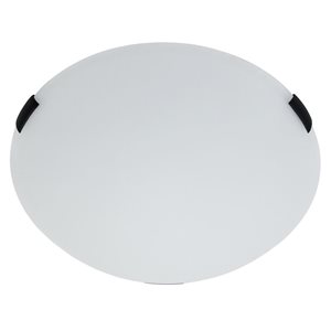 Whitfield Lighting 6-Pack Charlie 5-in Black Contemporary/Modern LED Flush Mount Light