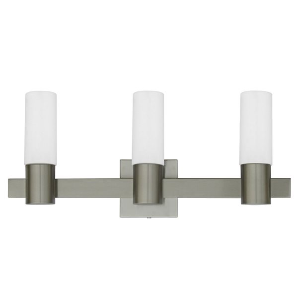 Whitfield Lighting Gwenith 3-Light Steel Transitional Vanity Light