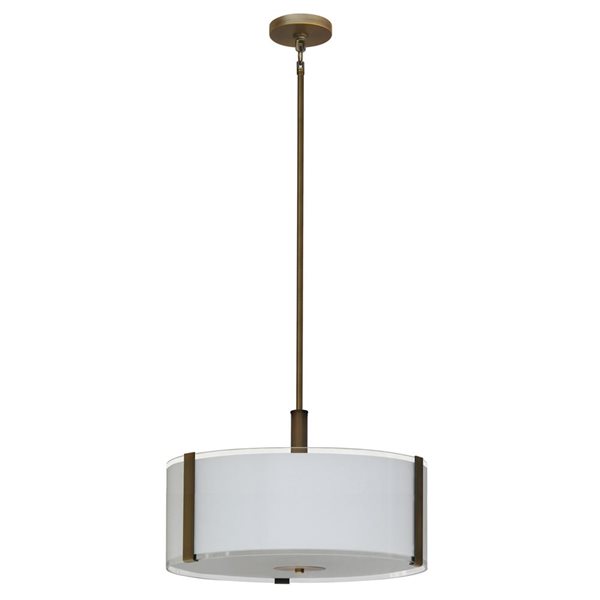 Whitfield Lighting Catherine 3-Light Natural Gold Modern/Contemporary Chandelier