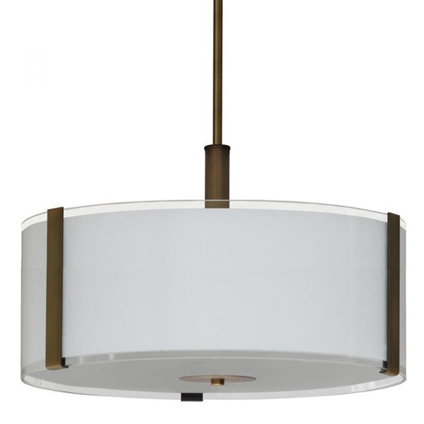 Whitfield Lighting Catherine 3-Light Natural Gold Modern/Contemporary Chandelier