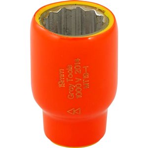 Gray Tools 19-mm x 3/8-in Drive Insulated Standard Length Socket