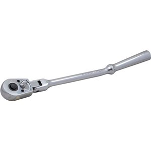 Gray Tools 3/8-in Drive Chrome Reversible Ratchet with Flexible Head