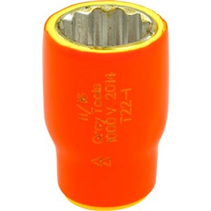 Gray Tools 11/16-in x 3/8-in Drive Insulated Standard Length Socket