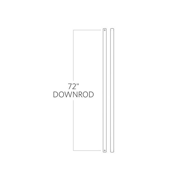 Generation Lighting 72-in Roman Bronze Ceiling Fan Downrod Extension