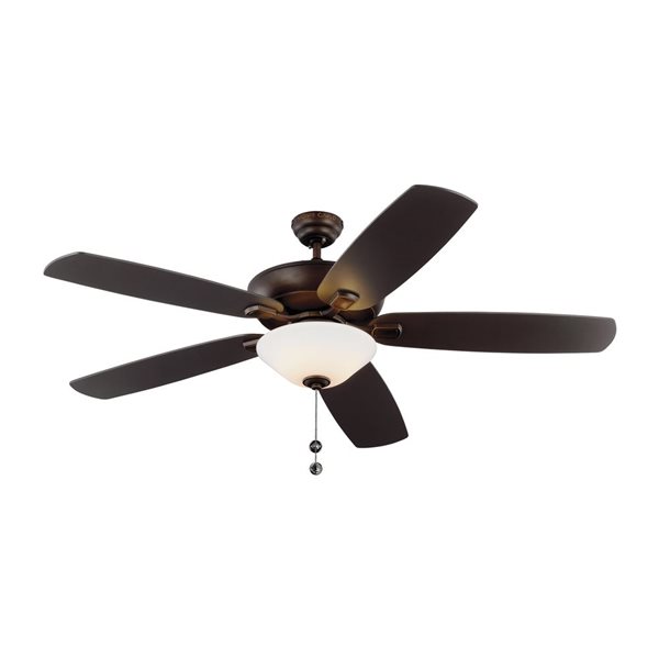 Generation Lighting Colony Super Max 60-in Roman Bronze Indoor/Outdoor Ceiling Fan