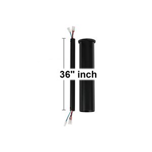 Generation Lighting 36-in Matte Black Ceiling Fan Downrod Extension