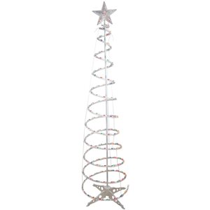 Northlight 6-ft Pre-Lit Spiral Christmas Tree - Multicolour Lights