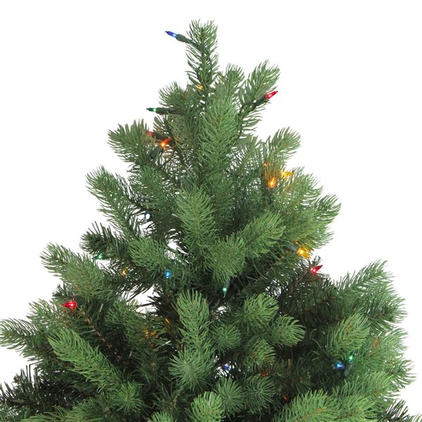 Northlight 7.5-ft Pre-Lit Noble Fir Full Artificial Christmas Tree - Multicolour Lights