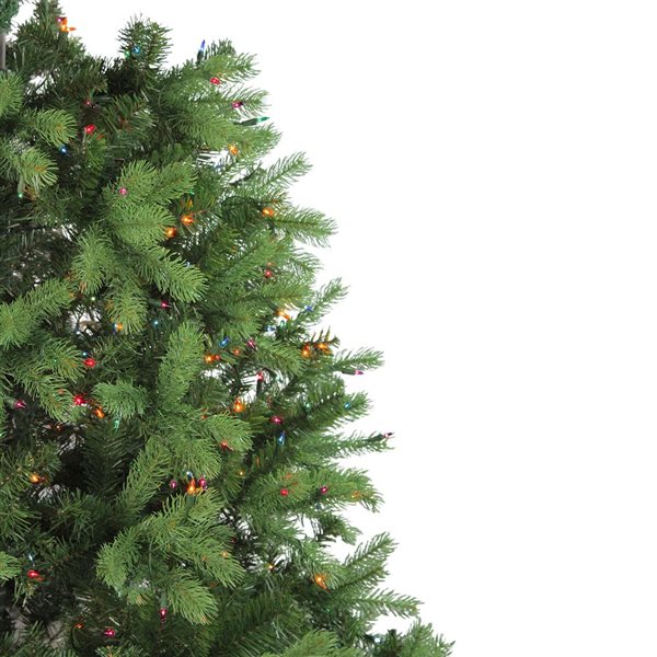 Northlight 7.5-ft Pre-Lit Noble Fir Full Artificial Christmas Tree - Multicolour Lights