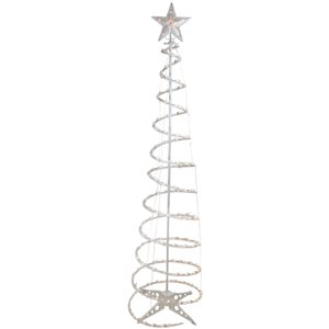 Northlight 6-ft Pre-Lit Spiral Christmas Tree - Clear Lights