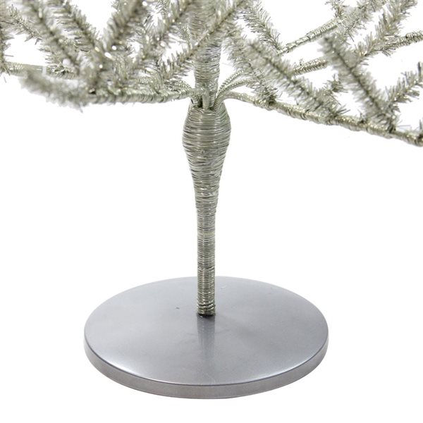 Northlight 3-ft Champagne Tinsel Artificial Christmas Twig Tree - Unlit