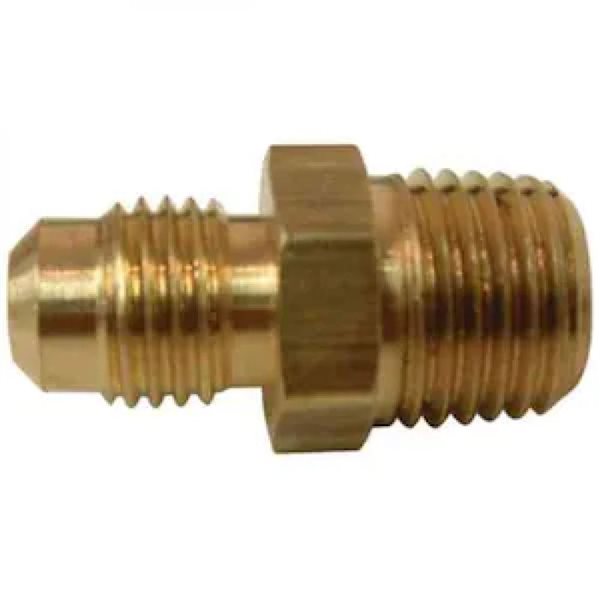 Minimprover 2 PCS Brass 3/8\" Female Flare Swivel Adapter, Swivel Nut, Tube Fitting, Valve Connector