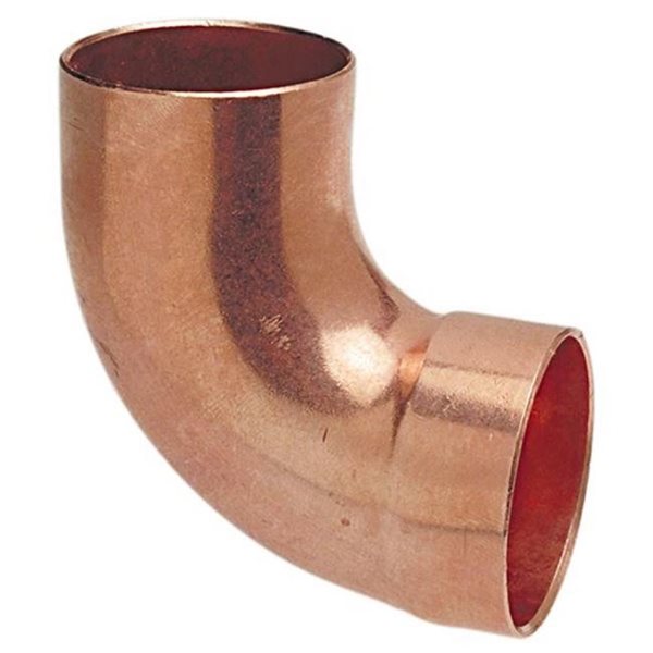 Plumbing N Parts 0.5in W Copper 90° Elbow Fittings, Pack of 10 PNP