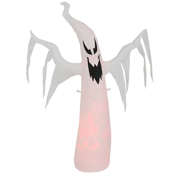 SUNNYDAZE DECOR Sunnydaze Spooky Red Glowing Ghost Inflatable Halloween ...