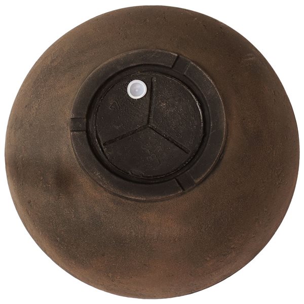 Sunnydaze Percival Outdoor Flower Pot Planter Brown Sable 20.75-in