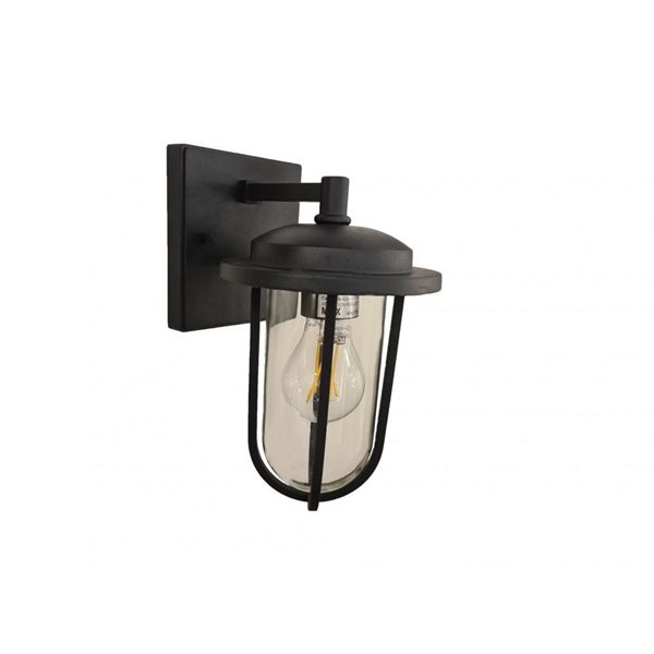 Pence 1 Light Wall Lanterns Ceiling Light  Contemporary E-26, 10 In Black