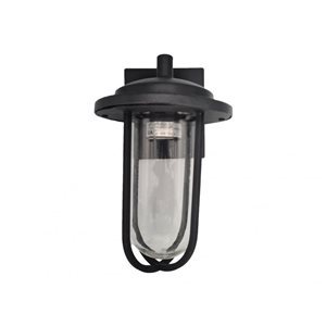 Pence 1 Light Wall Lanterns Ceiling Light  Contemporary E-26, 10 In Black