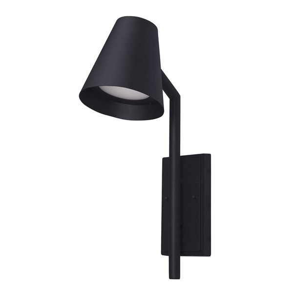 Luminaire extérieur Rinoa, E-26 Lanternes Murales  Transitional hauteur 18 pouces, noir mat