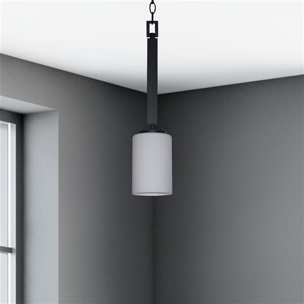 Carmen 1 Light Down Pendant Ceiling LightIndoor  E-26 Transitional Bronze